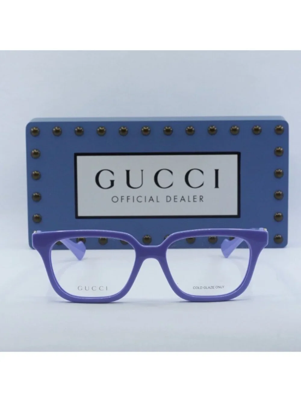 Gucci GG1536O 008 Square Eyeglasses - Lilac 53mm